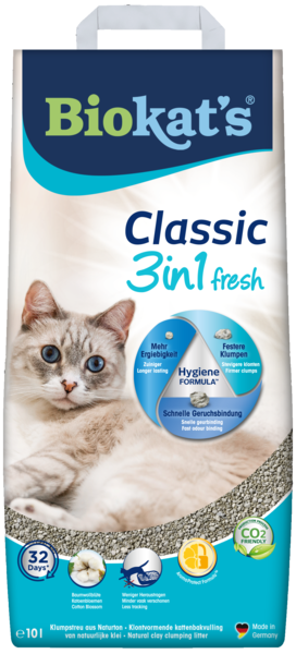 Biokat's Katzenstreu Classic Fresh 3in1 Cotton Blossom